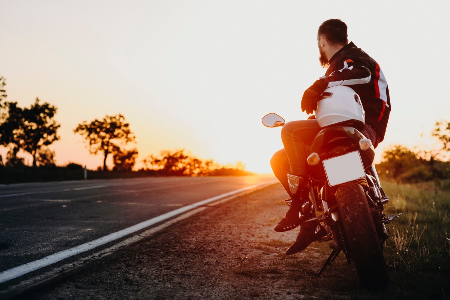 ツーリング中の休憩